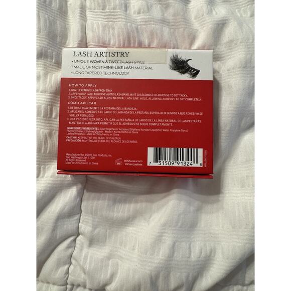 KISS Faux Lashes Luxe Lash Couture Masterpiece Avant-Garde Hand Woven Falsies - Picture 2 of 2